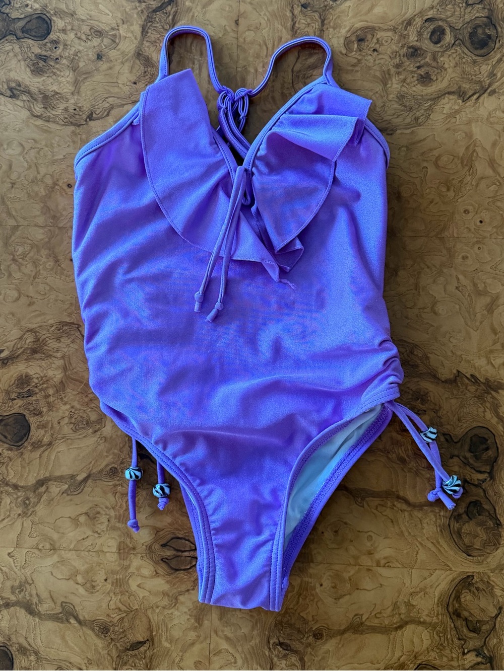 Seafolly One Piece Purple Swimsuit Girls Size 8